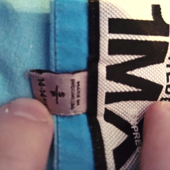 Express limited edition long sleeve button down sz small blue - Picture 4 of 5